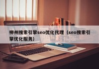 柳州搜索引擎seo优化代理（seo搜索引擎优化服务）